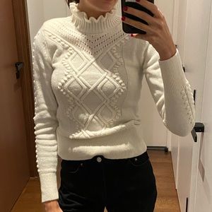 Turtleneck Knit Sweater